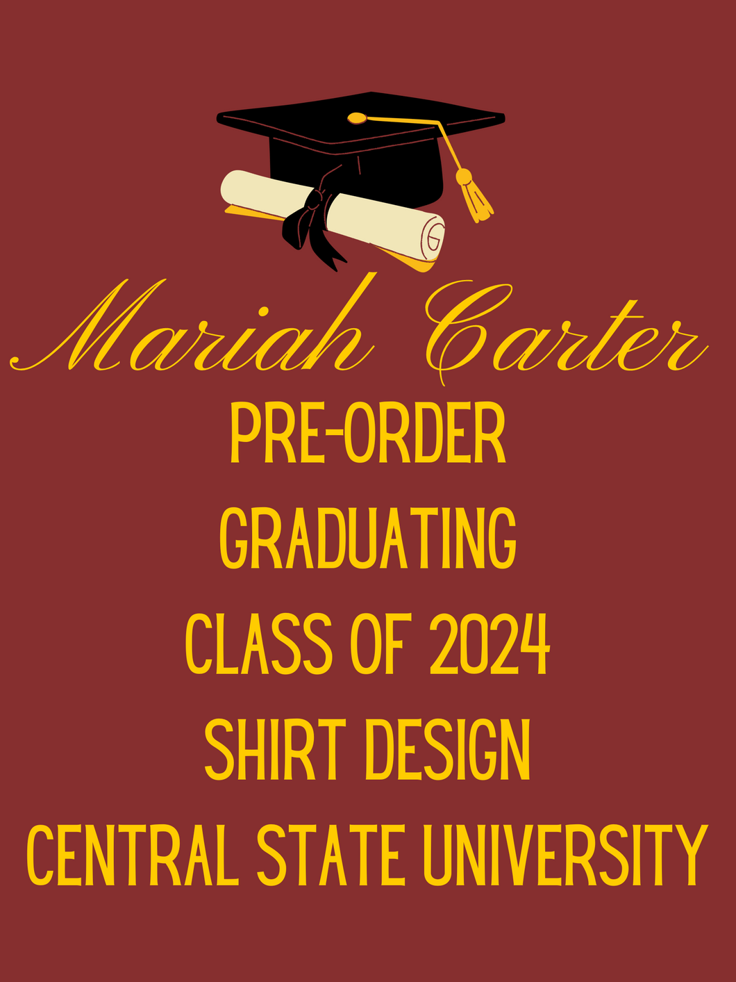 MARIAH'S PRE-ORDER CLASS OF 2024