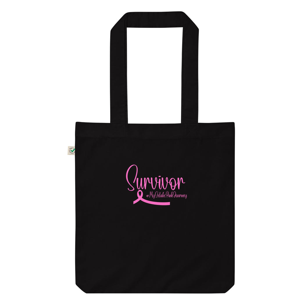 MY SISTAH'S PINK JOURNEY ORGANIC TOTE BAG