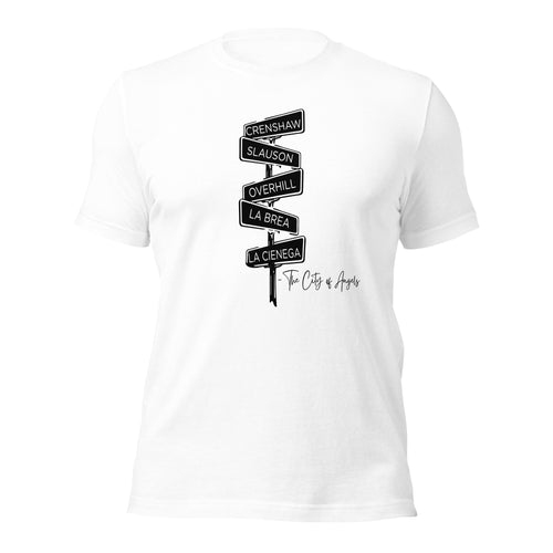 WHERE YOU AT...THE CITY OF ANGELS UNISEX TEE