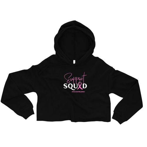 MY SISTAH'S PINK JOURNEY CROP HOODIE