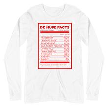 DZ NUPE FACTS LONG SLEEVE TEE